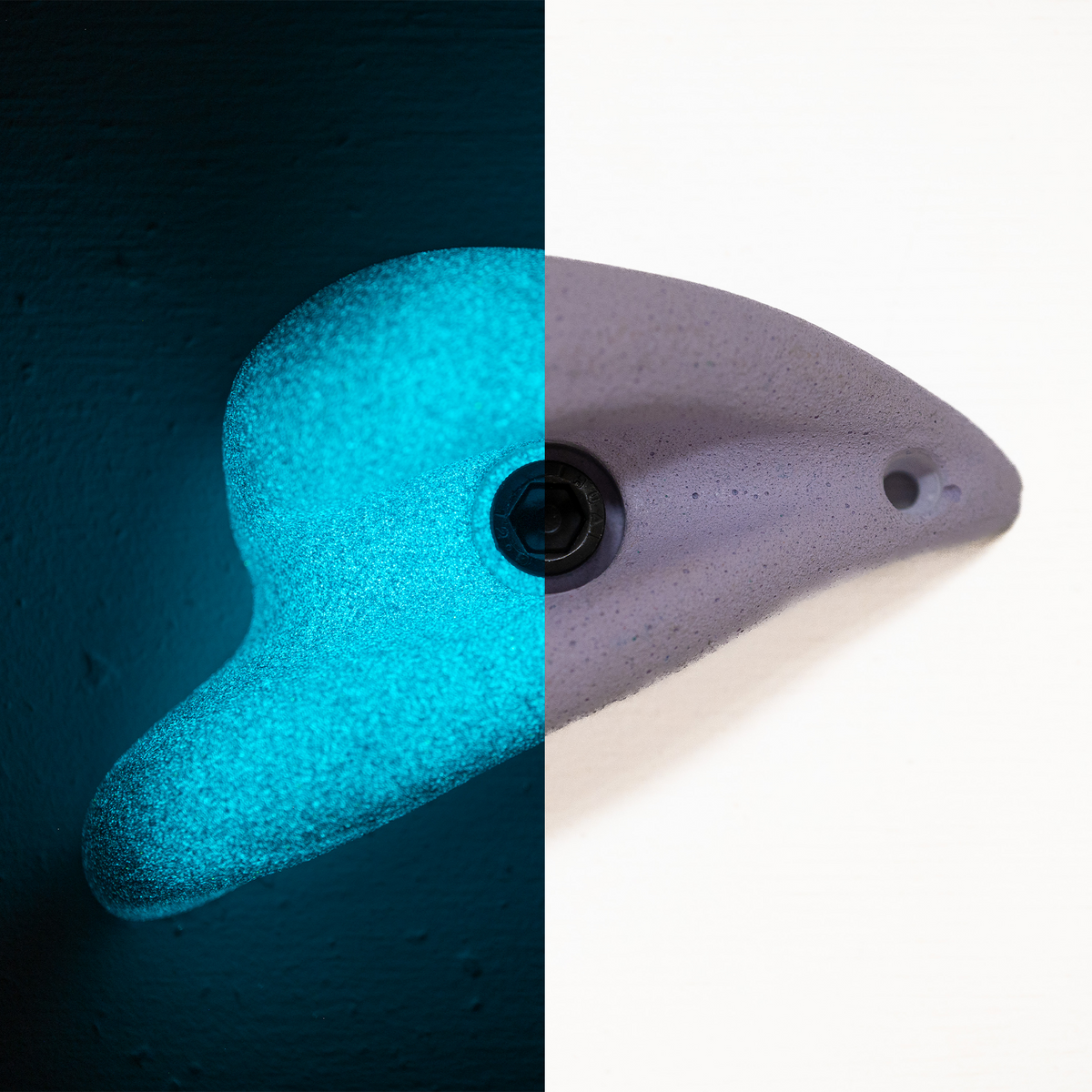 Premium Rock Climbing Holds (Aurora) - Glow-in-the-Dark Rock