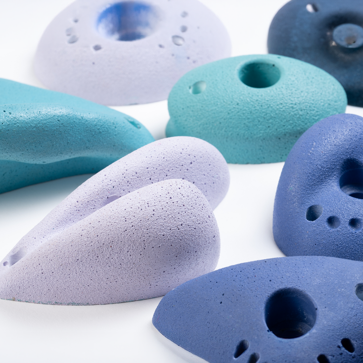 Premium Rock Climbing Holds (Aurora) - Glow-in-the-Dark Rock