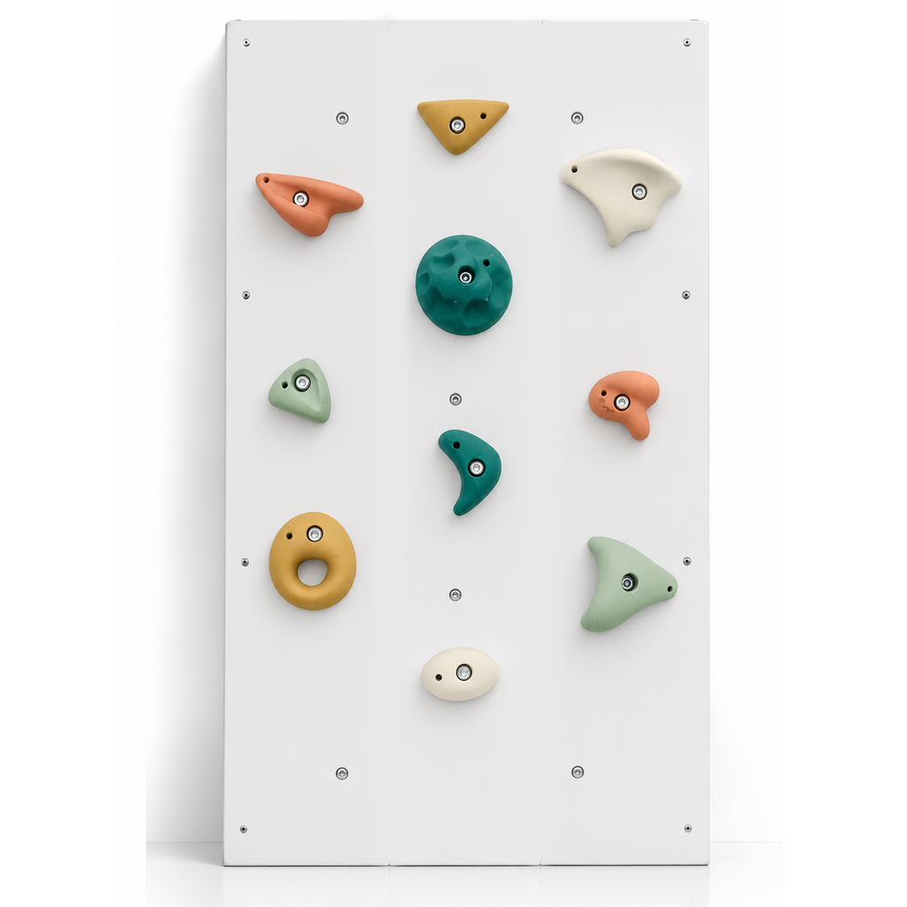 Premium Rock Climbing Holds (Earth Tones) - Indoor Climbing Wall